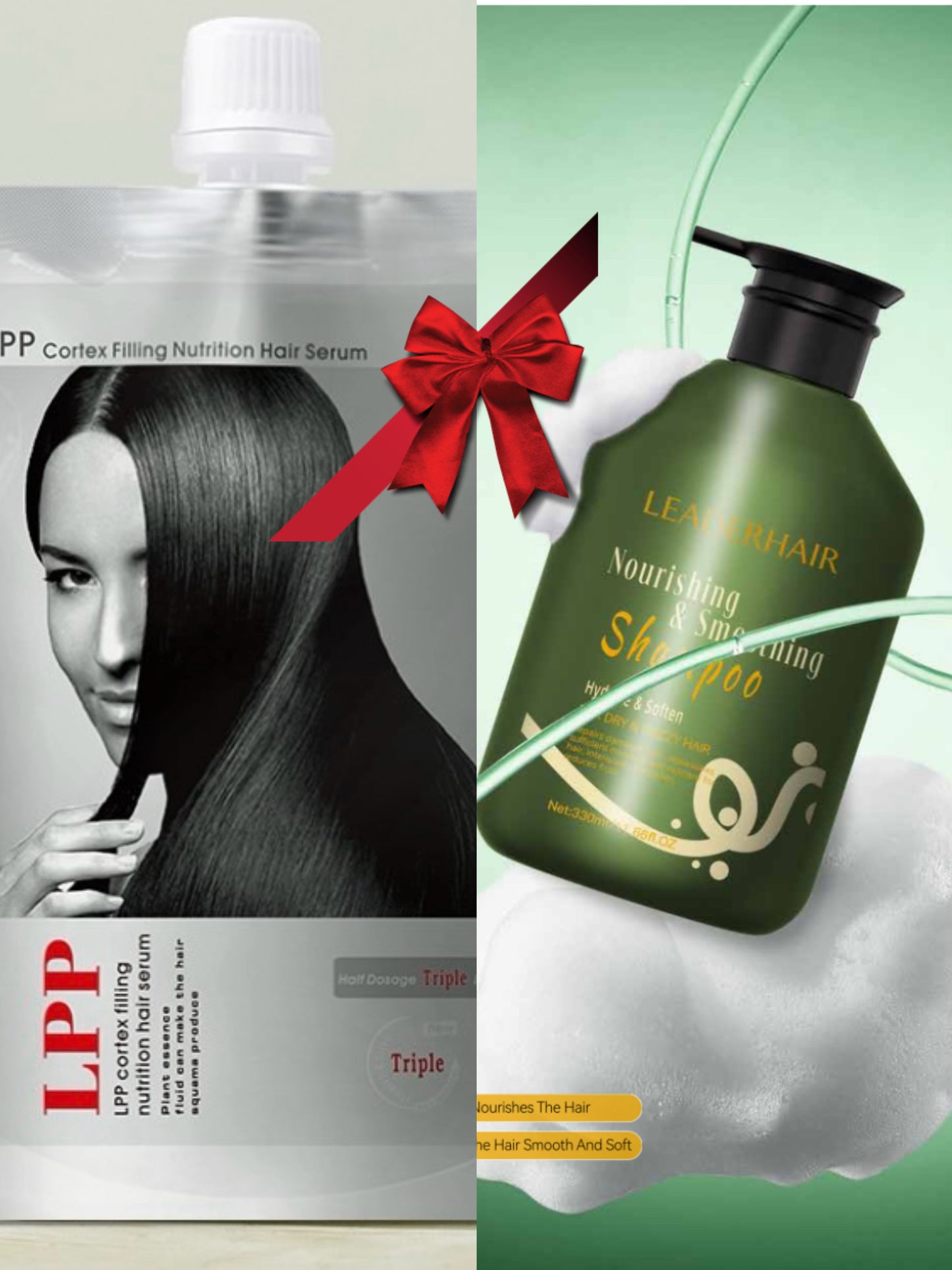 Dầu gội và xả thiên nhiên Leader Hair