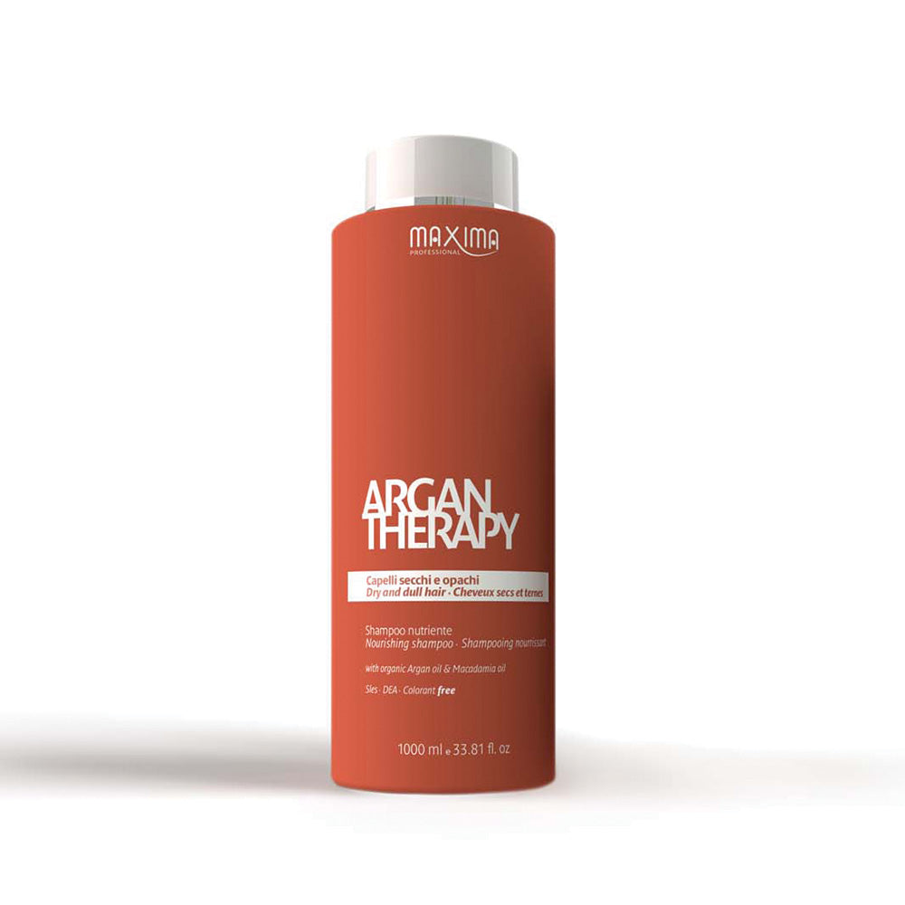 Gội và mặt nạ tóc hạt Argan Maxima Italy
