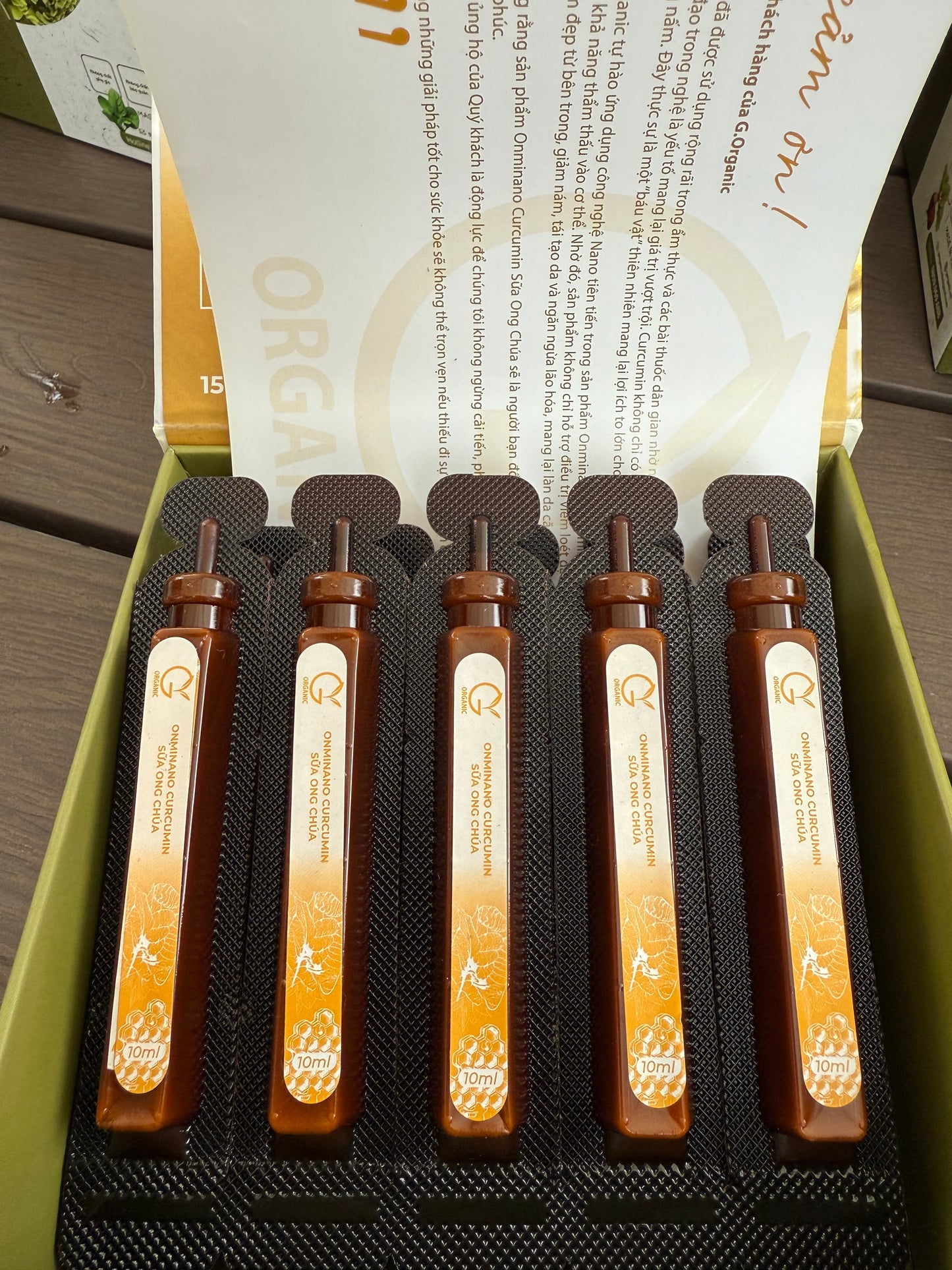 Sữa ong chúa nghệ G.Organic - Chăm sóc da - Tăng cường sức đề kháng