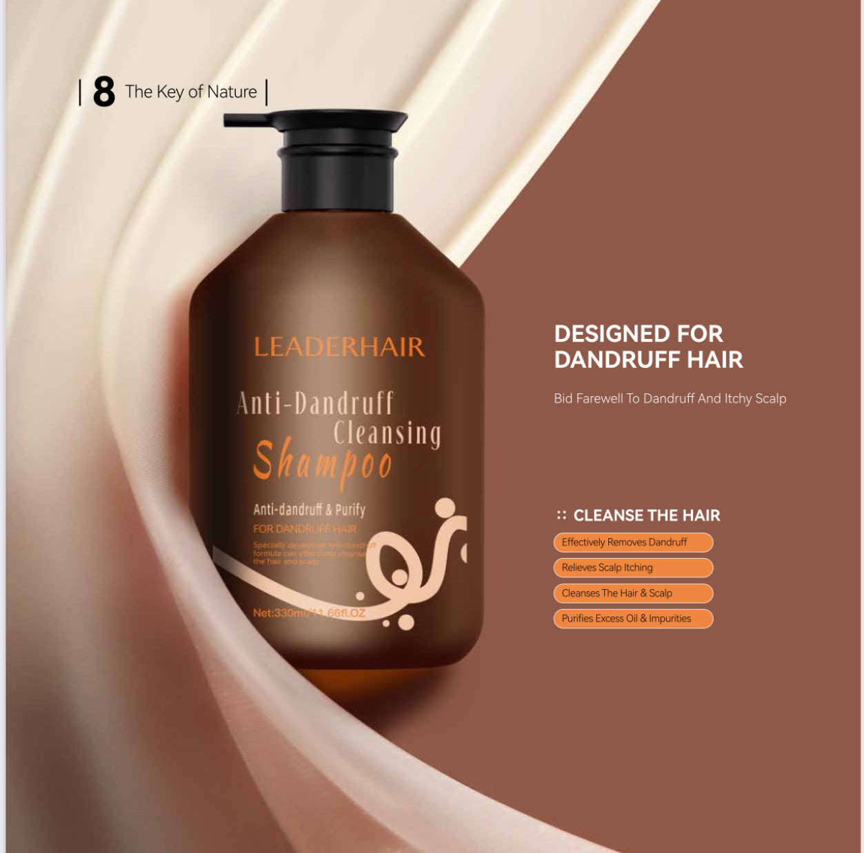 Dầu gội và xả thiên nhiên Leader Hair