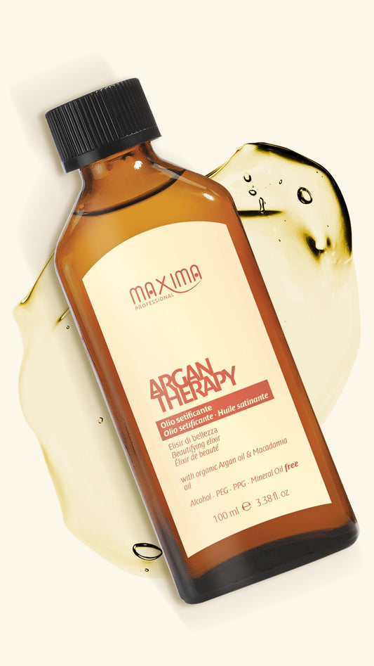 Dầu dưỡng tóc hạt Argan siêu mượt Maxima Italy
