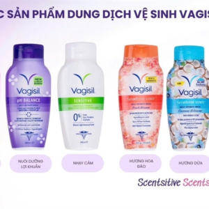 Dung dịch vệ sinh vagisil 240ml màu hồng