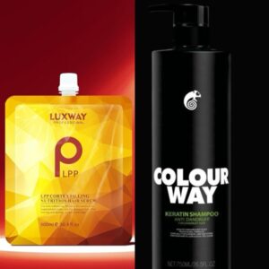 Kem ủ LPP giảm rụng, phục hồi hư tổn, khô xơ, giảm gàu ngứa, khoá màu tóc nhuộm keratin Collagen - COMBO 1 VÀNG 1 GỘI KERATIN
