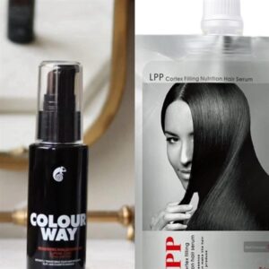 Kem ủ LPP giảm rụng, phục hồi hư tổn, khô xơ, giảm gàu ngứa, khoá màu tóc nhuộm keratin Collagen - COMBO 1 BẠC 1 TINH DẦU MACCA
