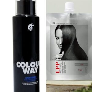 Kem ủ LPP giảm rụng, phục hồi hư tổn, khô xơ, giảm gàu ngứa, khoá màu tóc nhuộm keratin Collagen - COMBO 1 BẠC 450ML 1 HUYẾT THANH