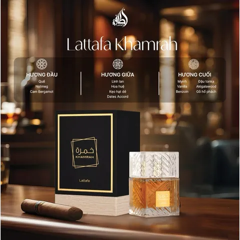 Nước hoa Lattafa Khamrah 100ml - Ảnh 3